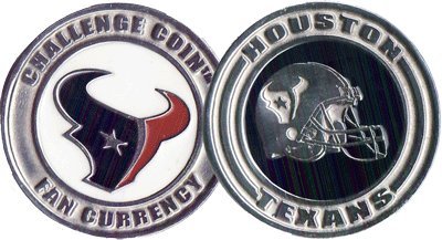NFL Houston Texans Challenge Coin Poker Card Cover