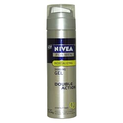 Nivea for Men Q10 Double Action Shaving Gel, 7-Ounce Bottles (Pack of 3)