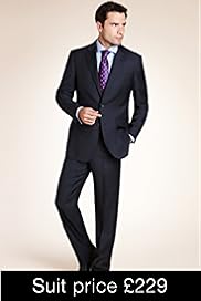 Sartorial Pure Wool 2 Button Herringbone Stripe Jacket