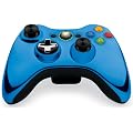 Xbox 360 Wireless Controller mit umschaltbarem D-Pad, chromblau (Limited Edition)