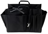 Organisateur De Sac / Organiseur De Sac A Main / Pochette De Rangement Pour Sac /Sac A Sac - Noir - Taille S : Long 21 Cm X Haut 14 Cm X Prof 8 Cm
