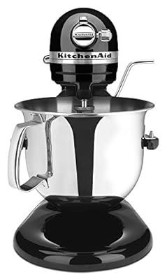 KitchenAid RKSM6573OB 6 Qt. Refurbished Professional Bowl-Lift Stand Mixer - Onyx Black