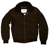 41HcSlrgUFL. SL160  Abercrombie & Fitch Mens Gill Brook Cotton Bomber Jacket (Olive Green)