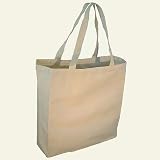 Ecobags Recycled Cotton Canvas Tote Bag