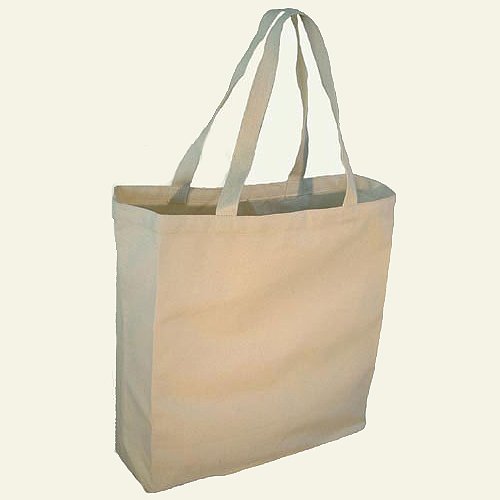 Ecobags Recycled Cotton Canvas Tote Bag