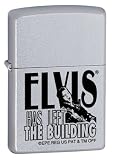Zippo Elvis Has Left The Building- Satin Chrome