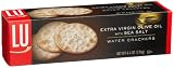 LU Extra Virgin Olive Oil & Sea Salt Water Cracker, 4.4-Ounce Boxes (Pack of 6)