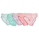 Childrens Girls 100% Cotton Underwear Briefs (Pack of 5)