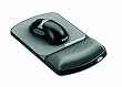 Fellowes Gel Black Wrist Rest & Mouse Pad w/Microban (9175101)