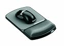 Fellowes Gel Black Wrist Rest & Mouse Pad w/Microban (9175101)