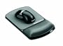 Fellowes Gel Black Wrist Rest & Mouse Pad w/Microban (9175101)