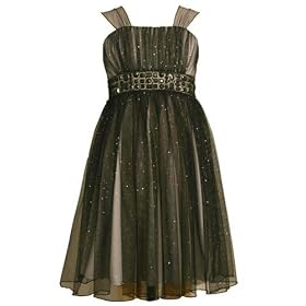 Bonnie Jean Girls 7-16 Black Party Dress