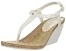 Lauren Ralph Lauren Women's Rosalia Thong Sandal,Chick Cream,6.5 M US