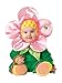 InCharacter Baby Blossom Costume, Green/Pink/Yellow, Medium