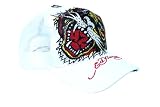 New Ed Hardy Roaring Tiger White Rhinestone Platinum Trucker Hat Cap / R1M0AZAZ
