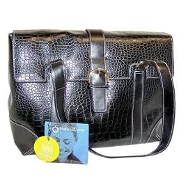 Click here to buy Franklin Covey Breanna Brown Laptop Tote.
