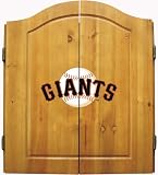 San Francisco Giants MLB Dart Board w/Cabinet
