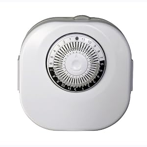 Westek TM09DHB Daily Timer with 2 Grounded Outlets, White by Westek