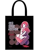 オオカミさんと七人の仲間たち トートバッグ 赤井林檎柄 BLACK