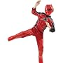 Red Power Rangers Jungle Fury Costume [Rubies Childrens Sizes : Medium,Height 127-137cm,Waist 68.5-76cm]