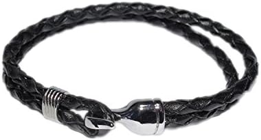 AUTHENTIC HANDMADE Leather Bracelet, Men Women Wristbands Braided Bangle Craft Multi [SKU001828]