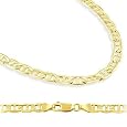 14k Solid Gold Gucci Mariner Chain Necklace 5mm 22"