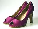 Couture Discount Damenpumps Fashion Peeptoes, Peep Toes, Himbeere (S34A)