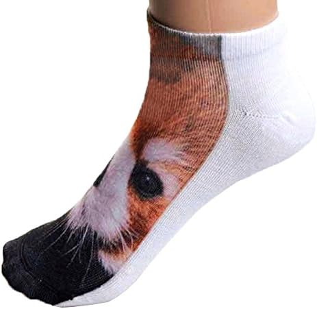 Men Women Multiple Colors Harajuku 3D Printed Cute Unisex Cotton High Socks New (Anklet Socks/WHF193-6 Money)