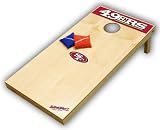 San Francisco 49ers NFL Officially Licensed Cornhole Tailgate Toss XL Platinum Edition