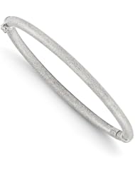 Leslies 14K White Gold Hinged Bangle