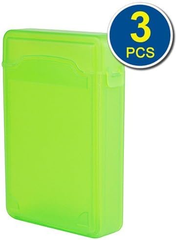 NexgenCover 3.5 Inch IDE/SATA HDD Storage Protection Boxes - Green x 3