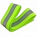 Silver Sew On Reflective Tape for Chothing Safety Fabric Webbing Trim Strip Green 2