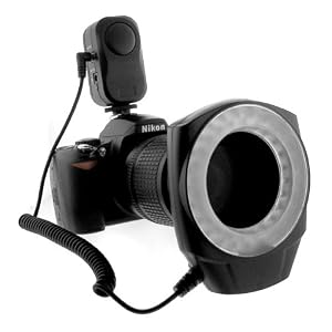 GTMax Macro Ring Flash LED Light Works with Canon/Sony/Nikon/Sigma/Olympus lenses DSLR Digital Camera