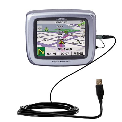 Electronics: Classic Straight USB Cable for the Magellan Roadmate 2200T with Power Hot Sync and Charge capabilities   Gomadic Brand w/ TipExchange Technology