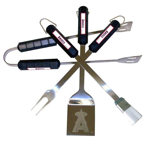 Siskyou MLB Los Angeles Angels 4 Piece BBQ Set