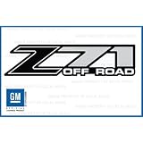 GMC Sierra Z71 Off Road Black decals stickers - FB (2001-2006) bed side 1500 2500 HD (set of 2)