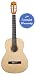 Fender ESC-105 Full-Size Classical Guitar, Rosewood Fretboard, Gig Bag with Gear Guardian Extended Warranty – Natural