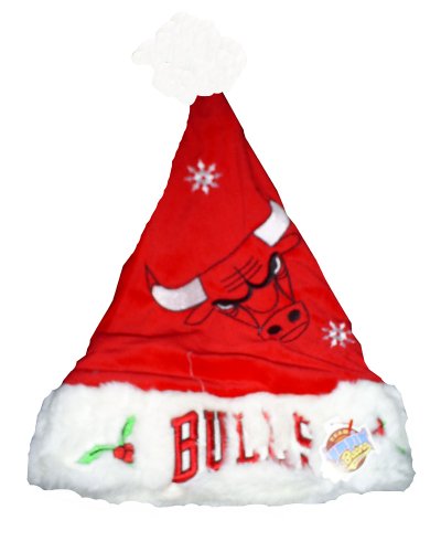 Chicago Bulls NBA Santa Hat