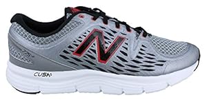 New Balance Men's M775V2 Running Shoe, Grey/Red, 14 4E US
