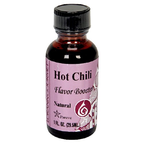 LorAnn Oil-Soluble Flavors for Chocolate, Hot Chilli Oil, 1-Ounce Bottles (Pack of 4) by LorAnn Oils