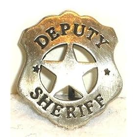 Deputy Sheriff Old West Police Badge Star