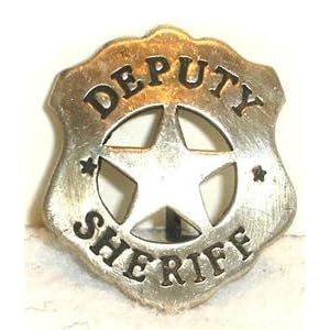 Deputy Sheriff Old West Police Badge Star