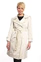 "Darling" Trenchcoat Mantel Damen, beige, mit Gürtel