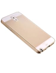 Wireless: Luxury Ultra Thin Metal Aluminum Bumper Case Pc Cover for Samsung Galaxy Note 3 (Stripe Gold) - Acefast INC