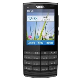 Nokia X3-02 Touch and Type / T-Mobile / Pre-Pay / Pay As You Go / PAYG / Mobile Phone - Dark Metal