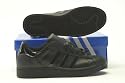 Mens Adidas Superstar 2 black Leather Trainers UK 11