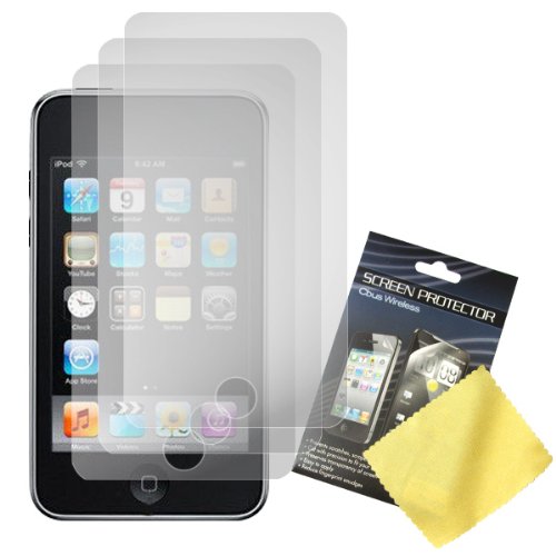 Cbus Wireless 3x Set LCD Screen Guards / Protectors / Films for Apple iPod Touch 2nd (2G) & 3rd (3G) Generation