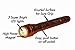 Klenk DA76570 Telescoping lighted magnetic pickup tool, flashlight, extends to 20
