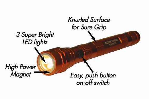 Klenk DA76570 Telescoping lighted magnetic pickup tool, flashlight, extends to 20