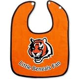 Cincinnati Bengals Two-Toned Snap Baby Bib